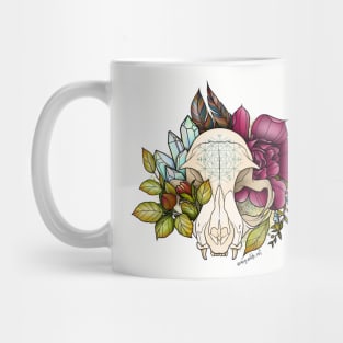 Cat Skull Tattoo Design Mug